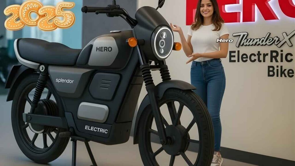 Hero ThunderX Electric Bike Launched in India: 500KM Range, 2-Hour Fast Charge, Price Under ₹72,000